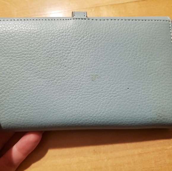 Hermes Paris leather wallet NWOT light grey - Picture 4 of 5